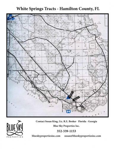 White Springs Tracts - DOT Map