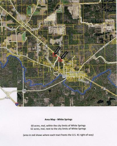 Location map -  White Springs