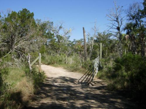 Gated entrance to 80 acres